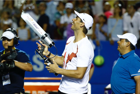 Favoritos Nadal y Cilic dirimirán semifinal de Abierto de México