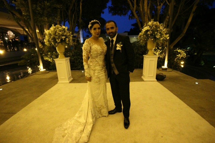Vicente Fernández Jr y Karina Ortegón se unen en matrimonio