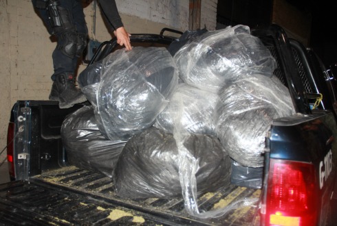 Encuentran 123 kilos de marihuana en Analco