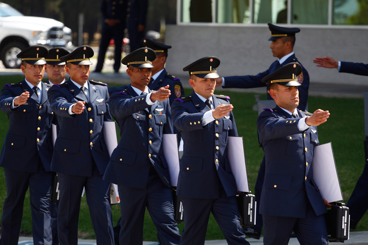 Traje de sales gala militar mexicano