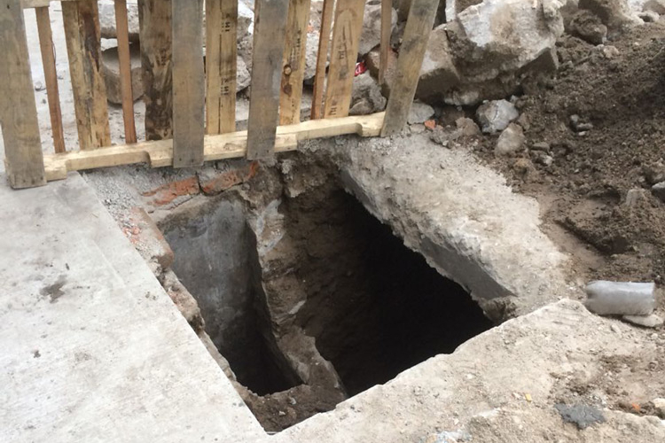 Se forma otro socavón en Alcalde Barranquitas