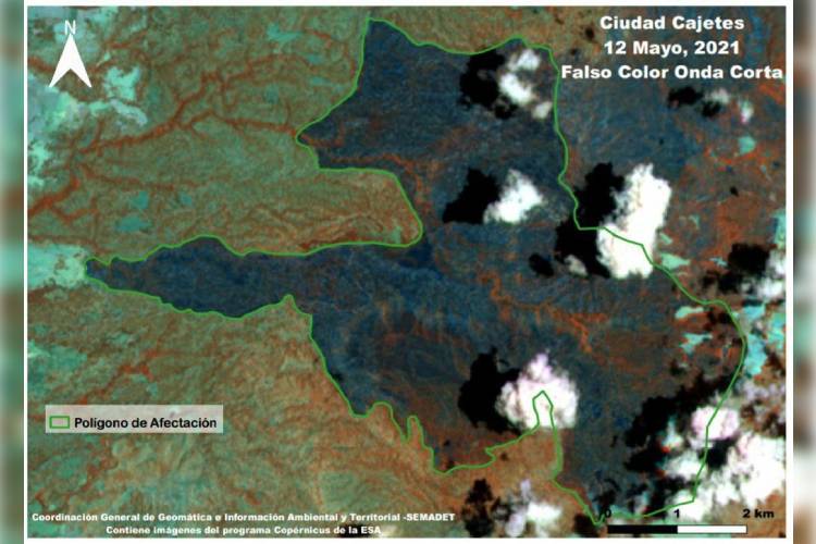 Incendio en Los Cajetes quemó 2,800 hectáreas 
