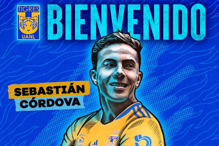 Sebastián Córdova es presentado en Tigres