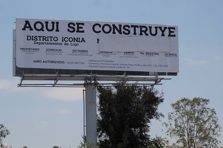 Clausura municipio las obras de Iconia