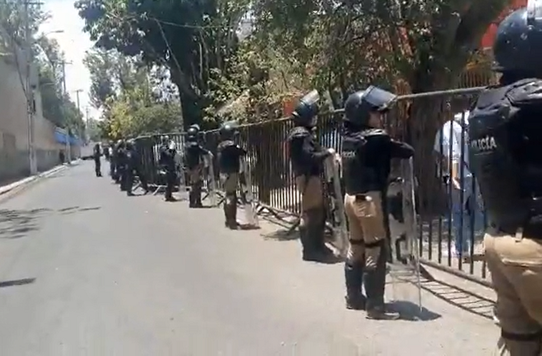 Vecinos del parque San Rafael denuncian intimidación de policías