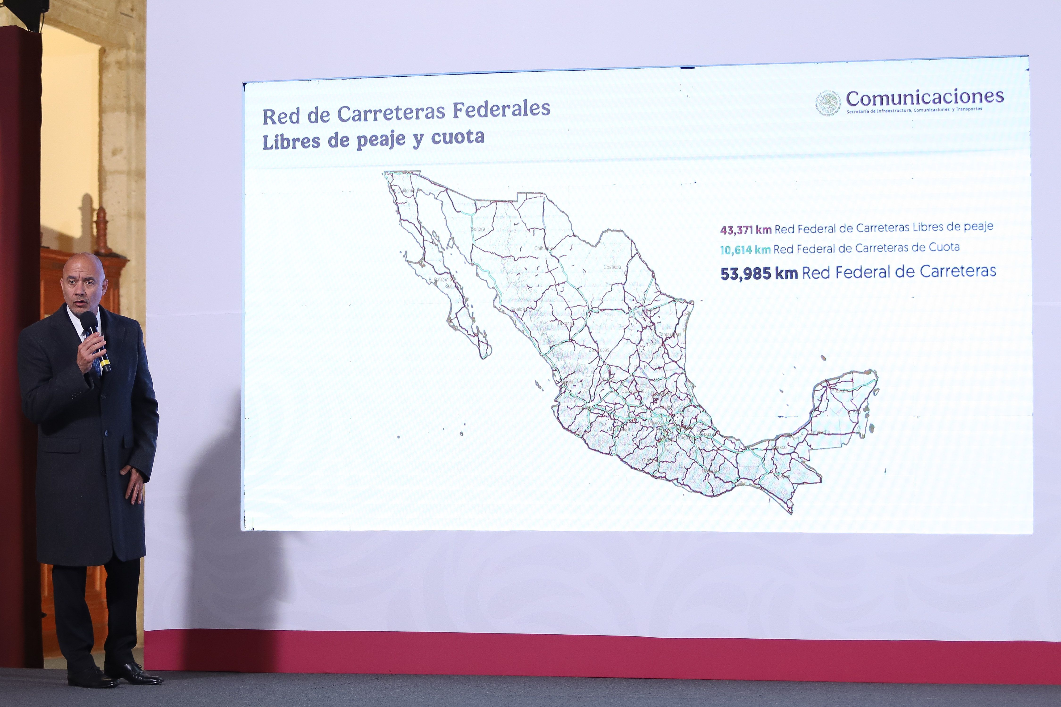 Anuncian plan de carreteras 2025