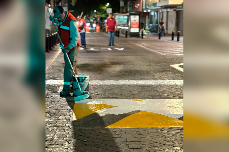 Refuerzan seguridad peatonal en el Centro ante visitantes