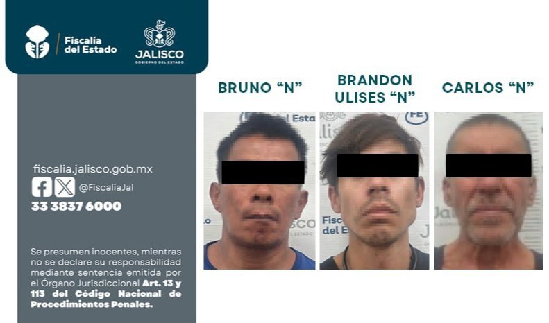 Vinculan a tres hombres por parricidio y homicidio 