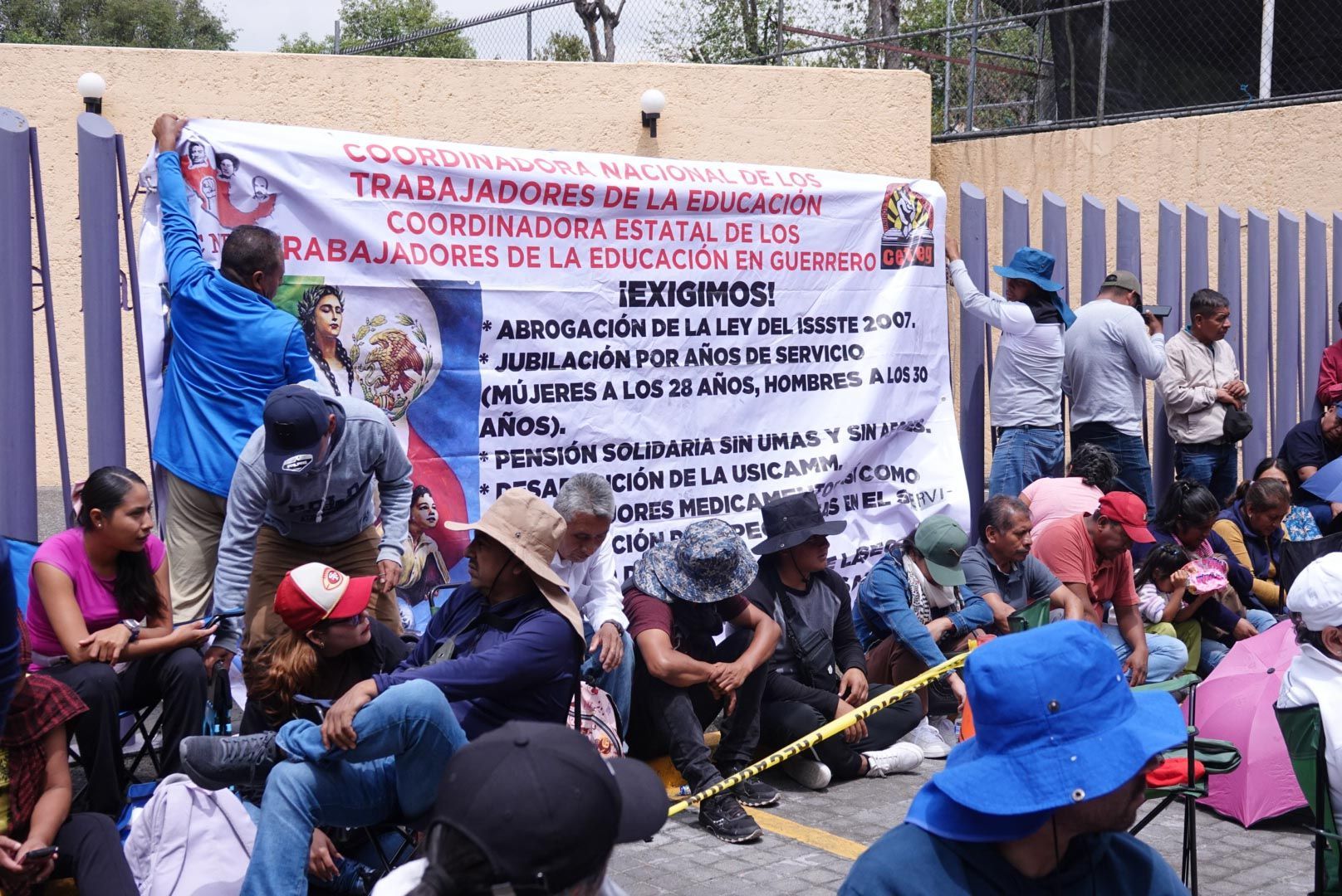 CNTE continúa huelgas y bloqueos en CDMX