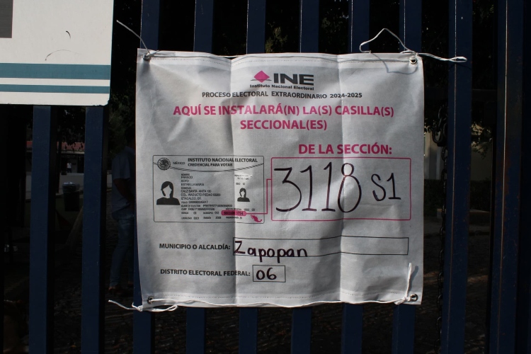 Jornada, sin incidentes y 100% de casillas: INE Jalisco