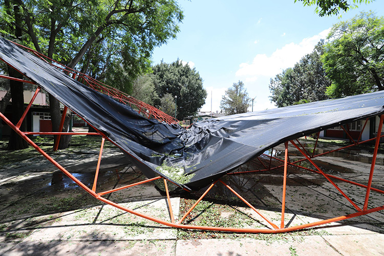 Reportan daños en cuatro escuelas en vacaciones