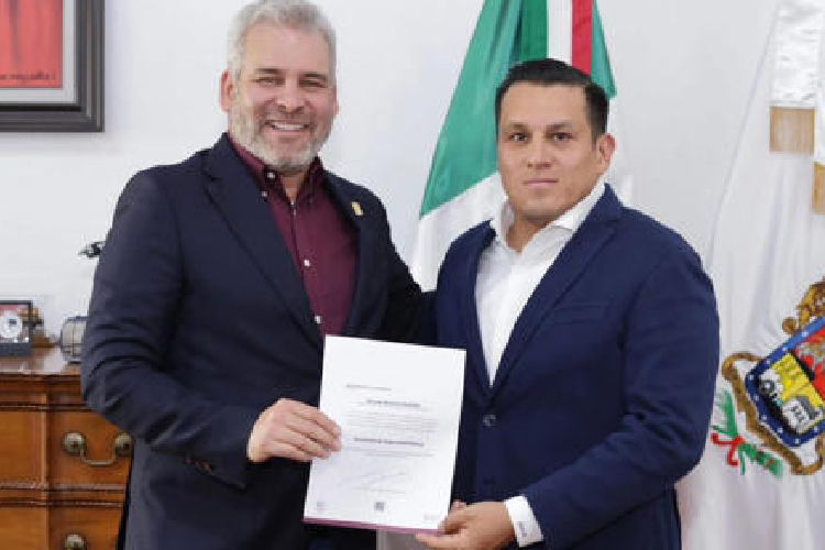 José Cruz asume la Secretaría de Seguridad Pública de Michoacán