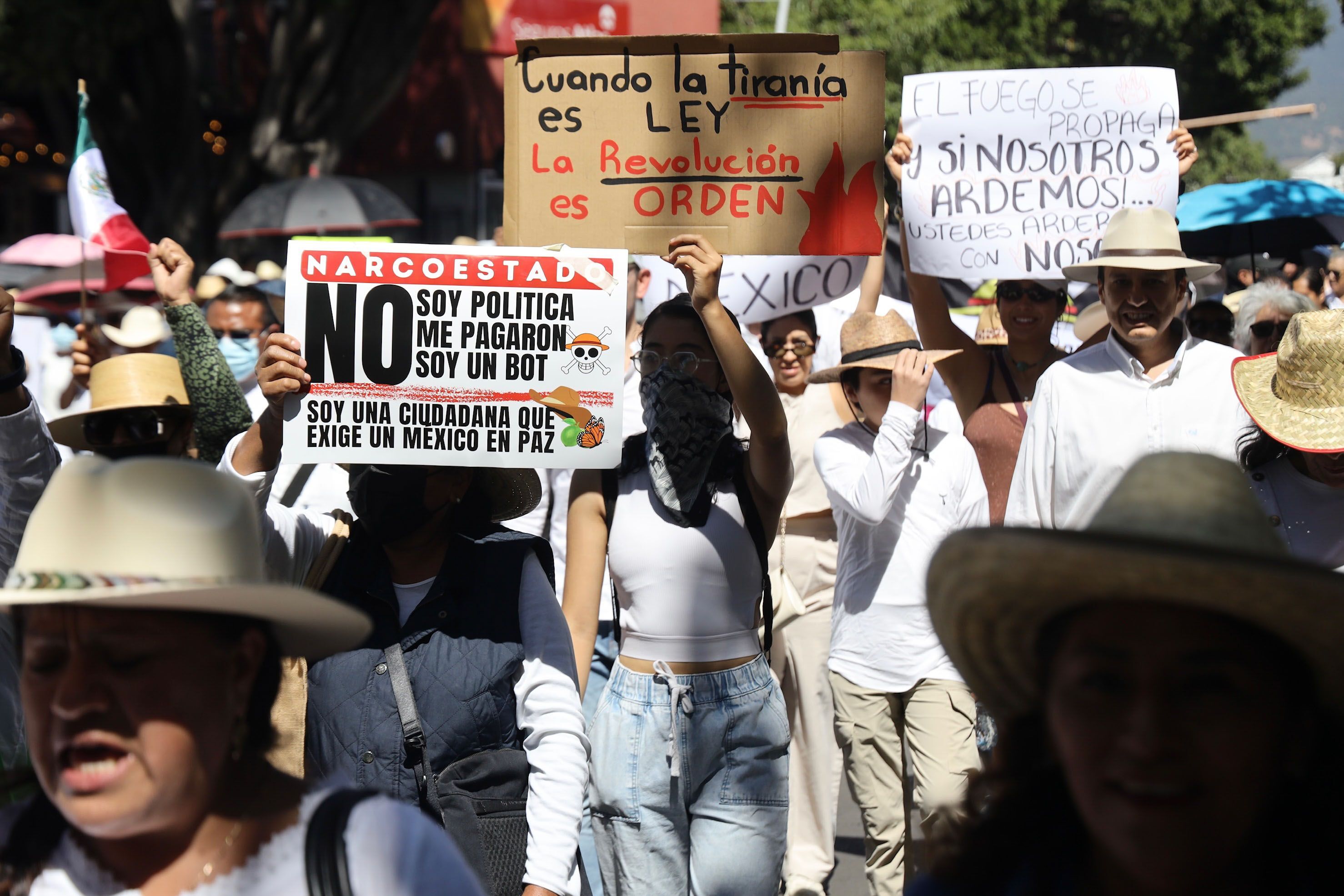 Acusan infiltración y represión en marcha de la Generación Z