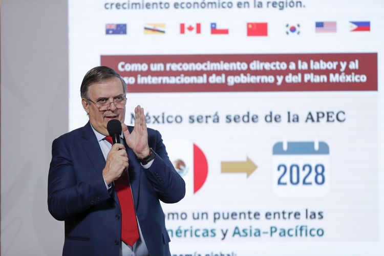 Ebrard anuncia récord histórico de inversión extranjera en 2025