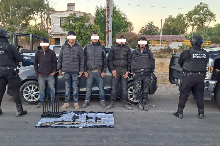 Detienen en Ojuelos a célula delictiva