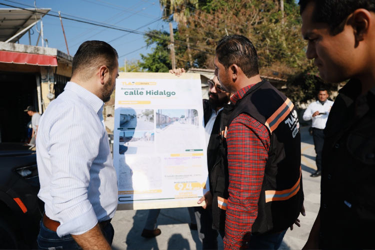 Invierten 9.4 mdp en la nueva calle Hidalgo de Santa Cruz del Valle