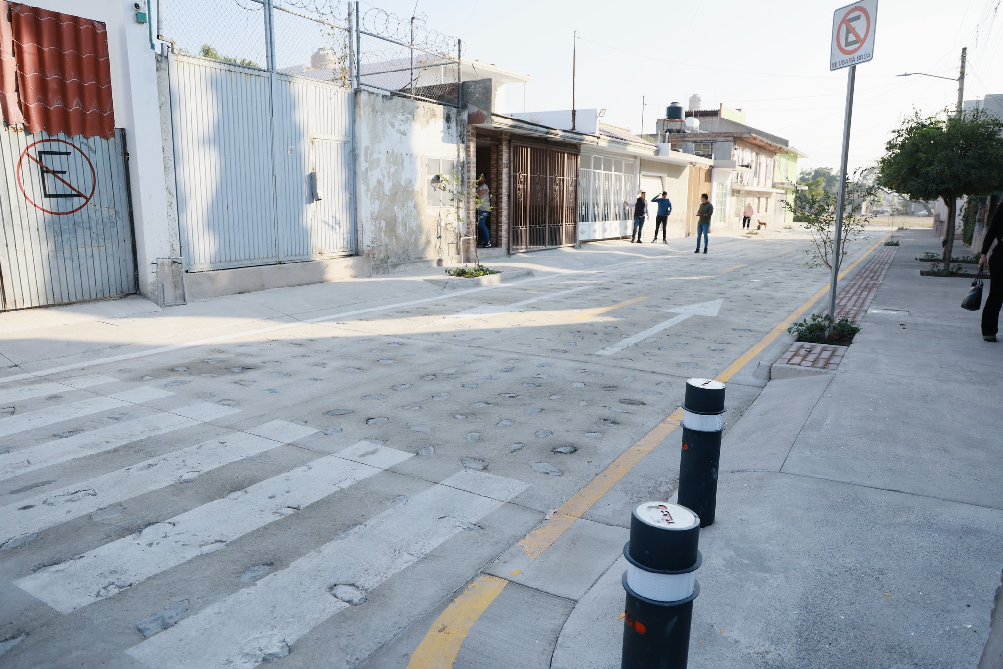 Entrega Tlajomulco obras de calle Hidalgo