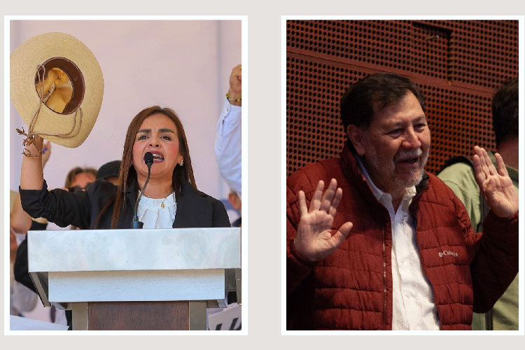Noroña acusa a Grecia Quiroz de buscar la gubernatura de Michoacán: “La ambición le despertó”