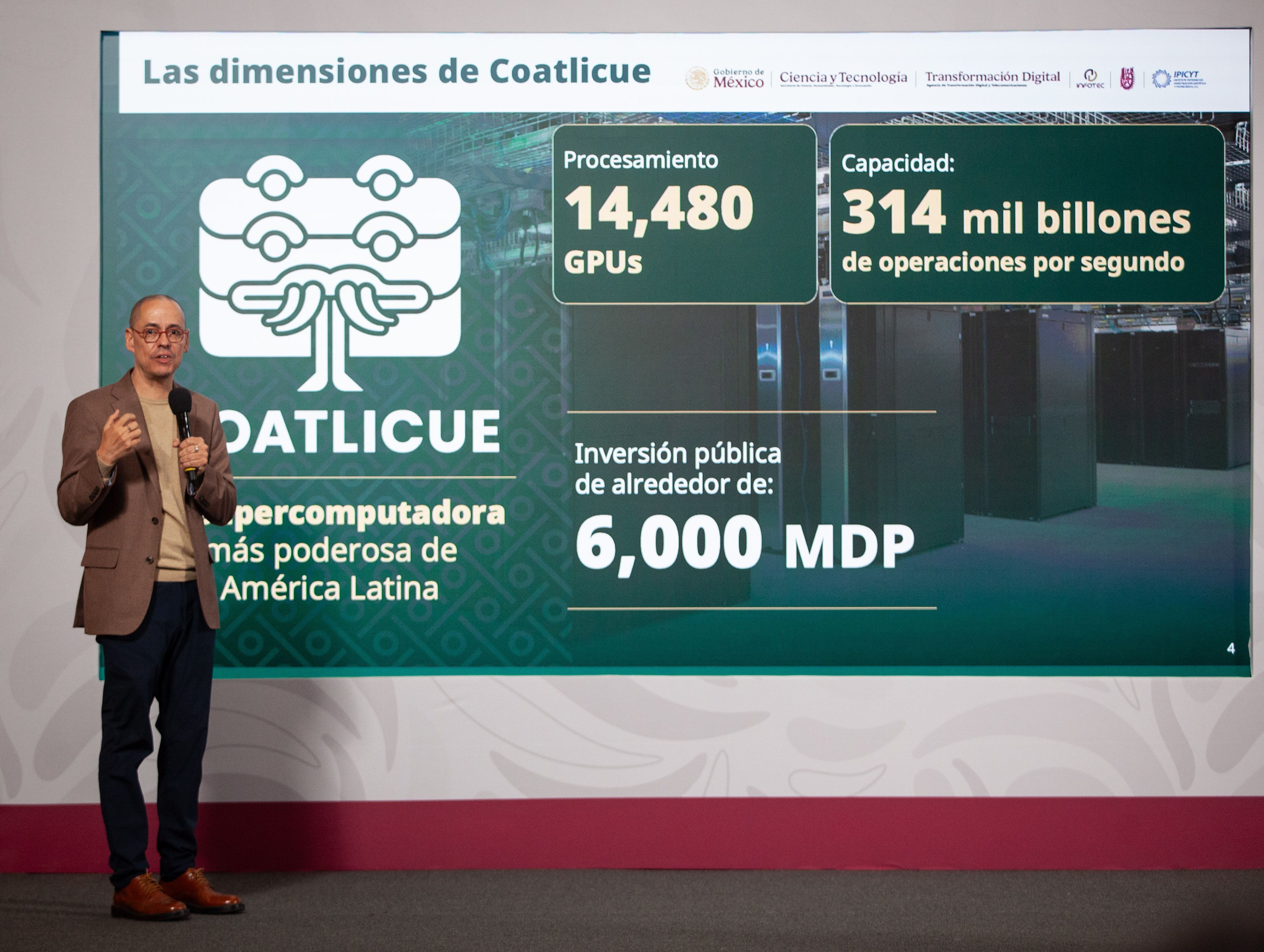 Anuncian ‘Coatlicue’, la supercomputadora pública más poderosa de América Latina