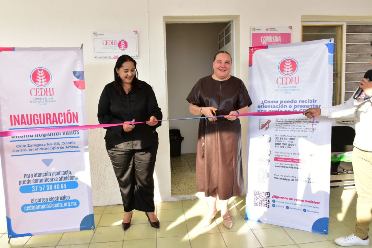 Inaugura la CEDHJ oficina regional en Ameca