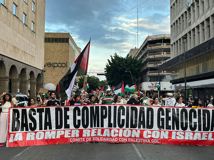 Hoy habrá caravana por Palestina en Guadalajara 