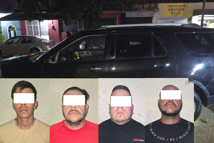 Detienen a 4 que llevaban a hombre privado de la libertad