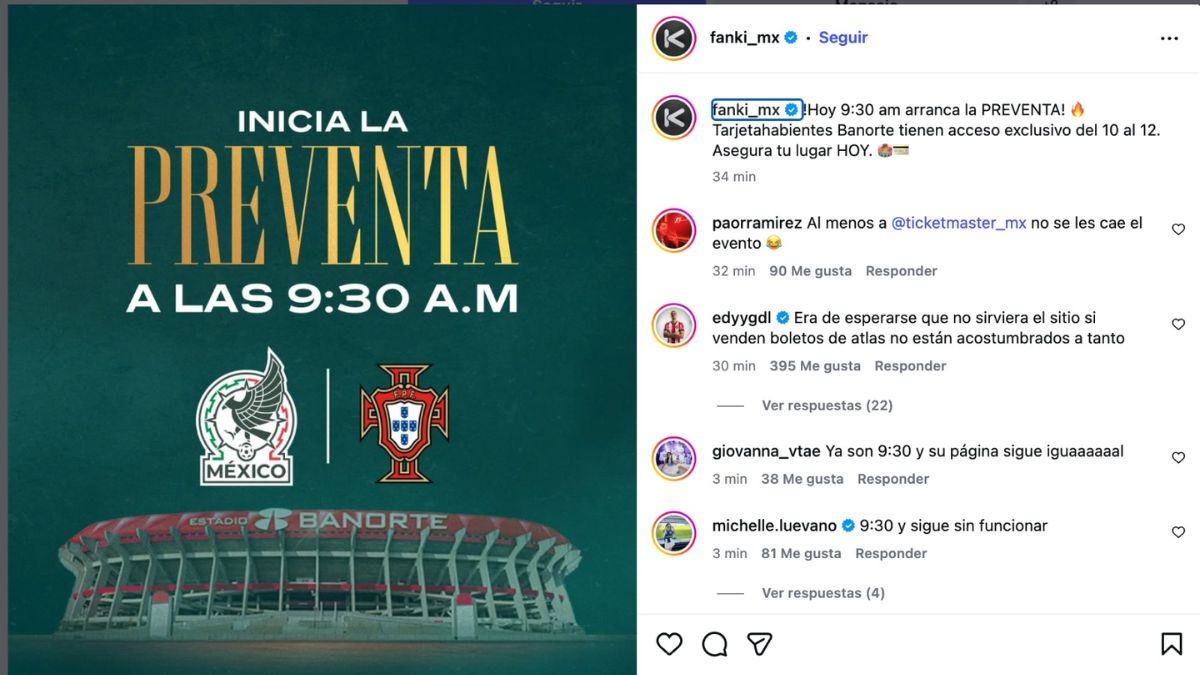 Profeco exige información a Fanki por fallos en preventa de boletos del mundial