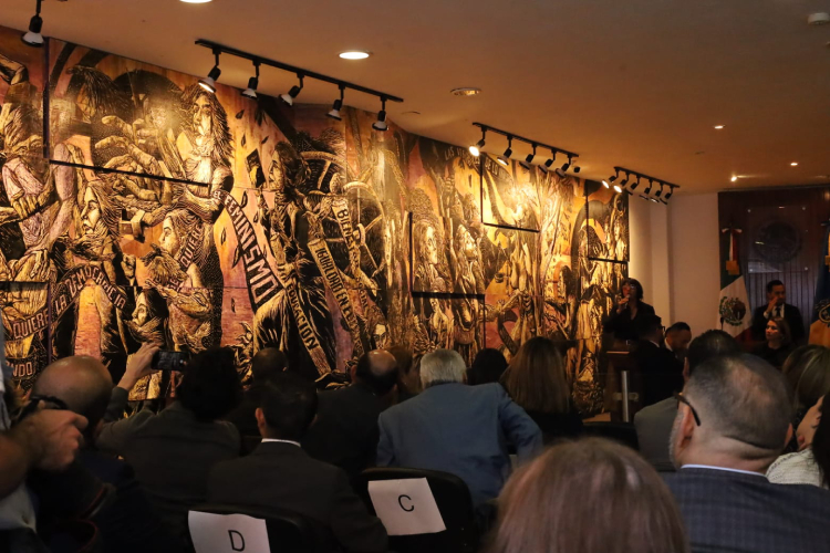 Triejal expone resultados del año; develan mural