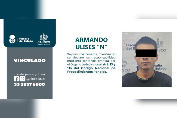 Vinculado homicida en Tlaquepaque