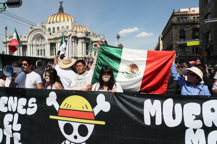 La 'Generación Z' volvió a marchar en México, pero con menos convocatoria