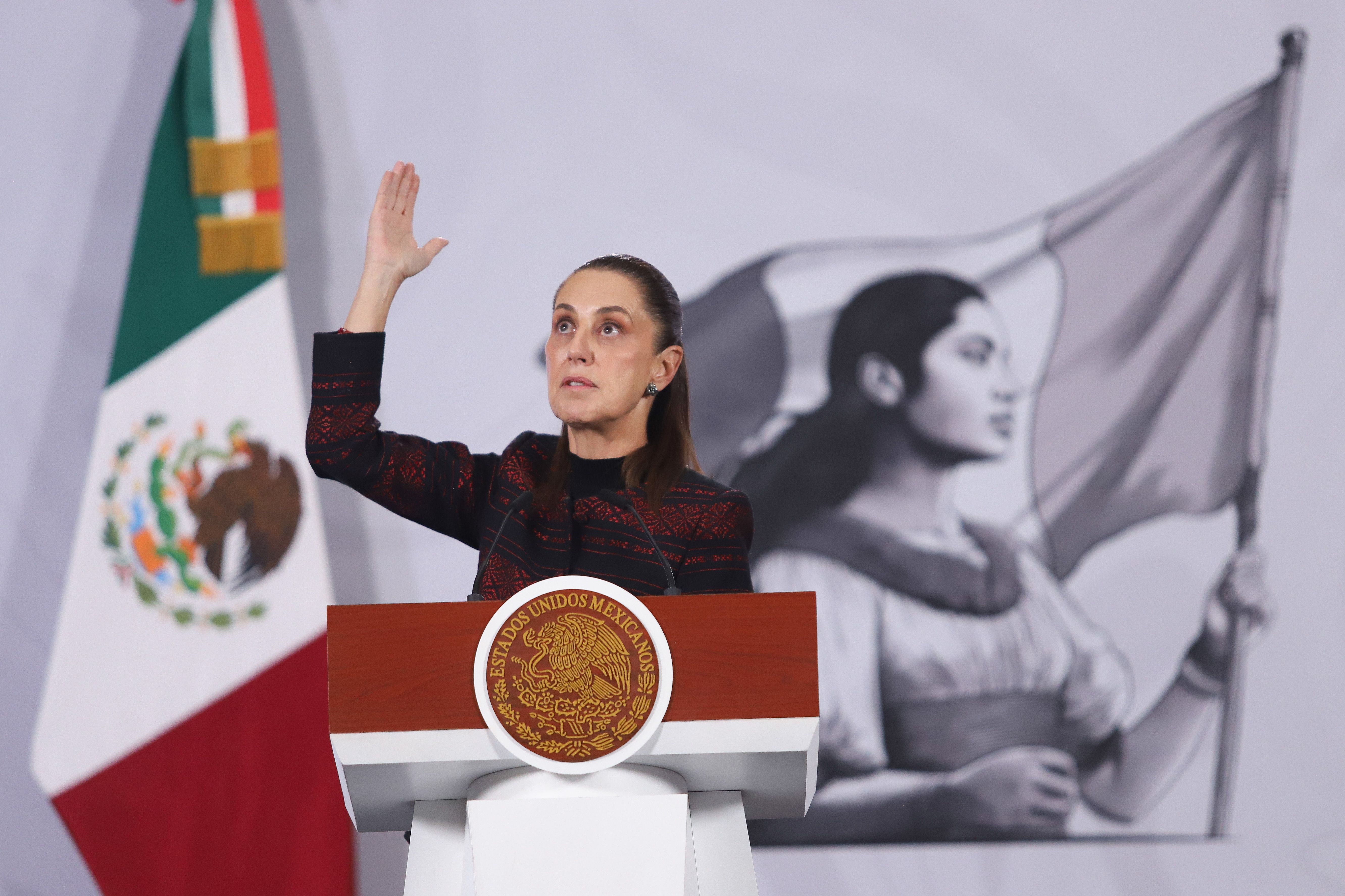 Sheinbaum pide a la ONU intervenir para evitar derramamiento en conflicto EEUU - Venezuela