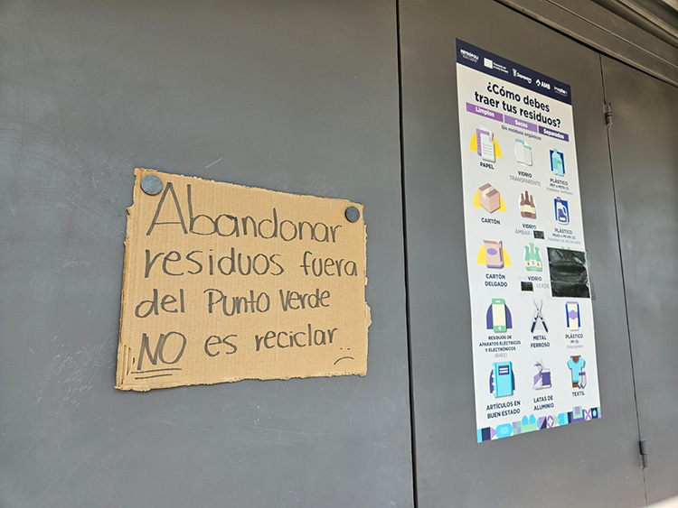 Punto Verde, casi siempre cerrado 