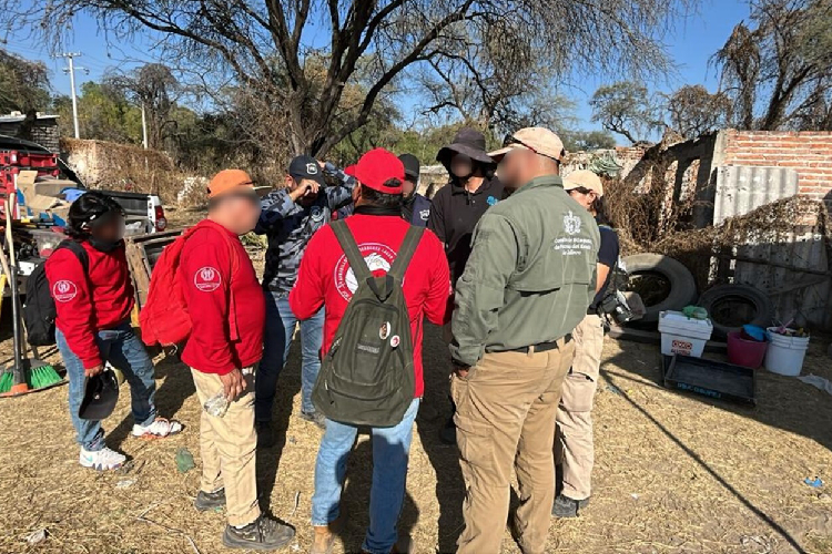 COBUPEJ participa en jornada de búsqueda en Lagos de Moreno junto a autoridades y colectivo