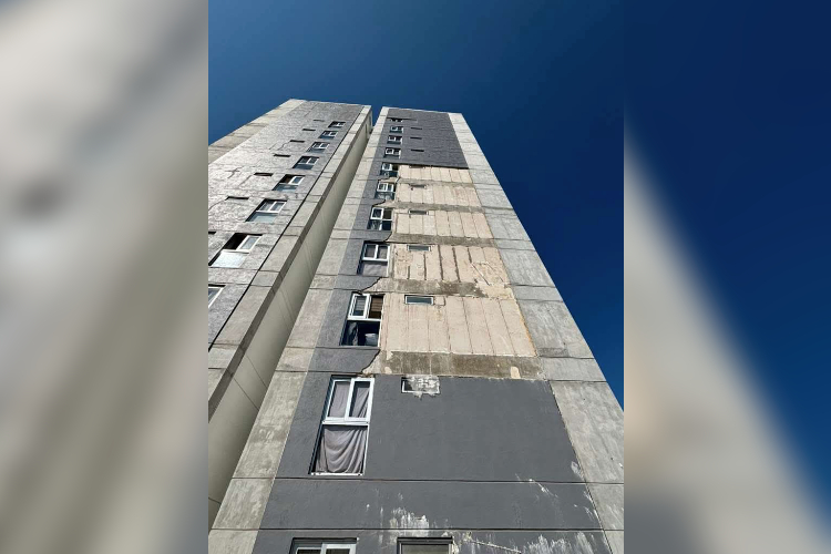 Vecinos habían advertido peligro de fachada en torre de San Rafael