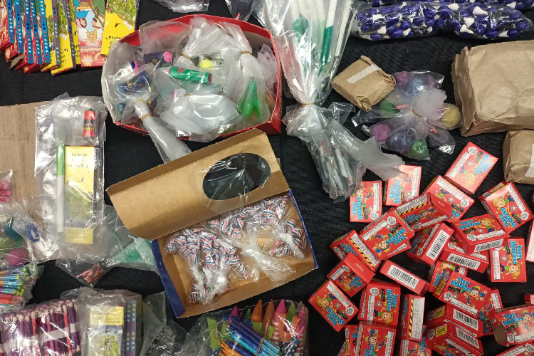 Aseguran pirotecnica en tianguis