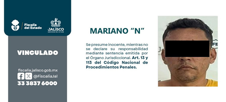 Vinculan a proceso a sujeto por feminicidio 