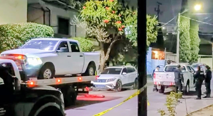 Aseguran autos tras la balacera 