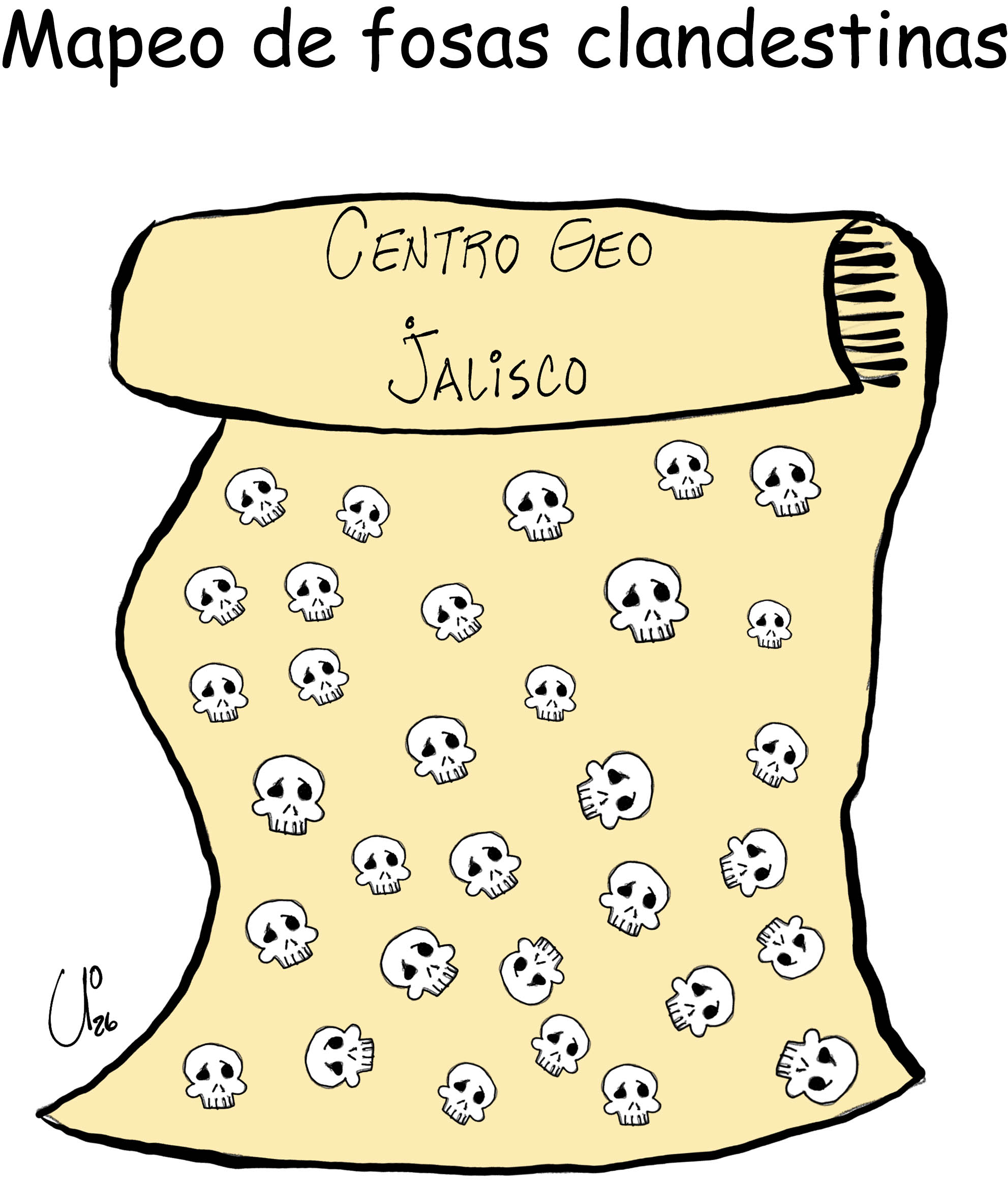 Mapeo de fosas clandestinas