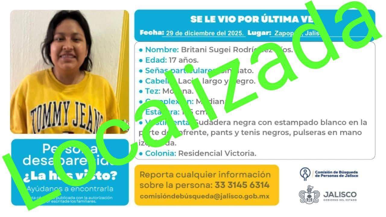 Fiscalía localiza a menor que escapó del Hogar Cabañas; falta una