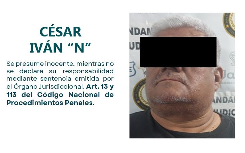 Sujeto es capturado por presunto abuso sexual infantil en preescolar