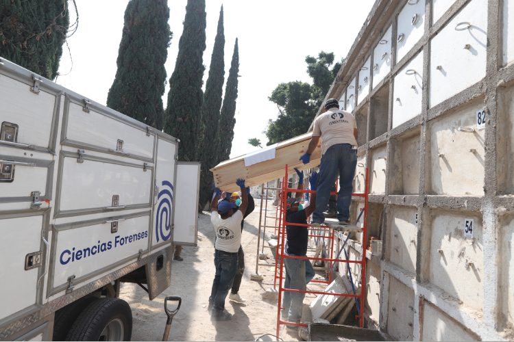 Inhuman a 9 personas fallecidas sin identificar o reclamar