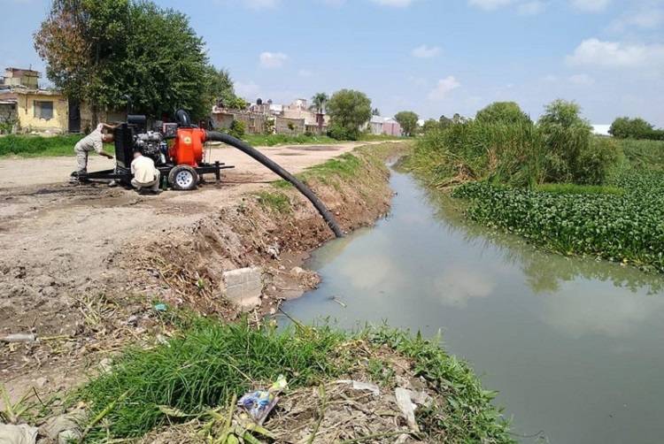 Inician trabajos de limpieza en presa Las Pintas