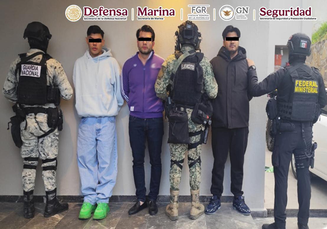 Detienen a cuatro integrantes de grupo criminal