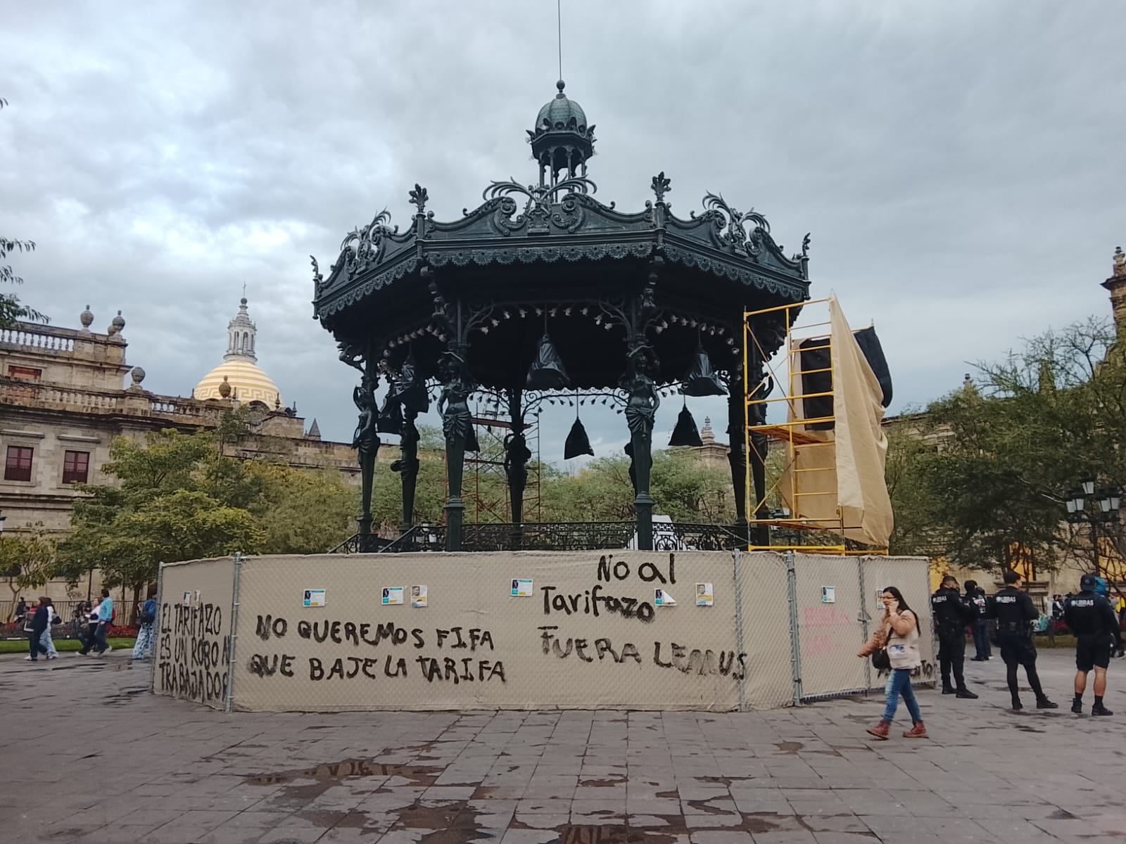 Marcha pacífica en contra del 