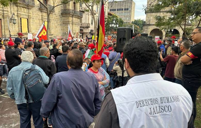 CNDHJ acompaña a manifestantes contra el tarifazo