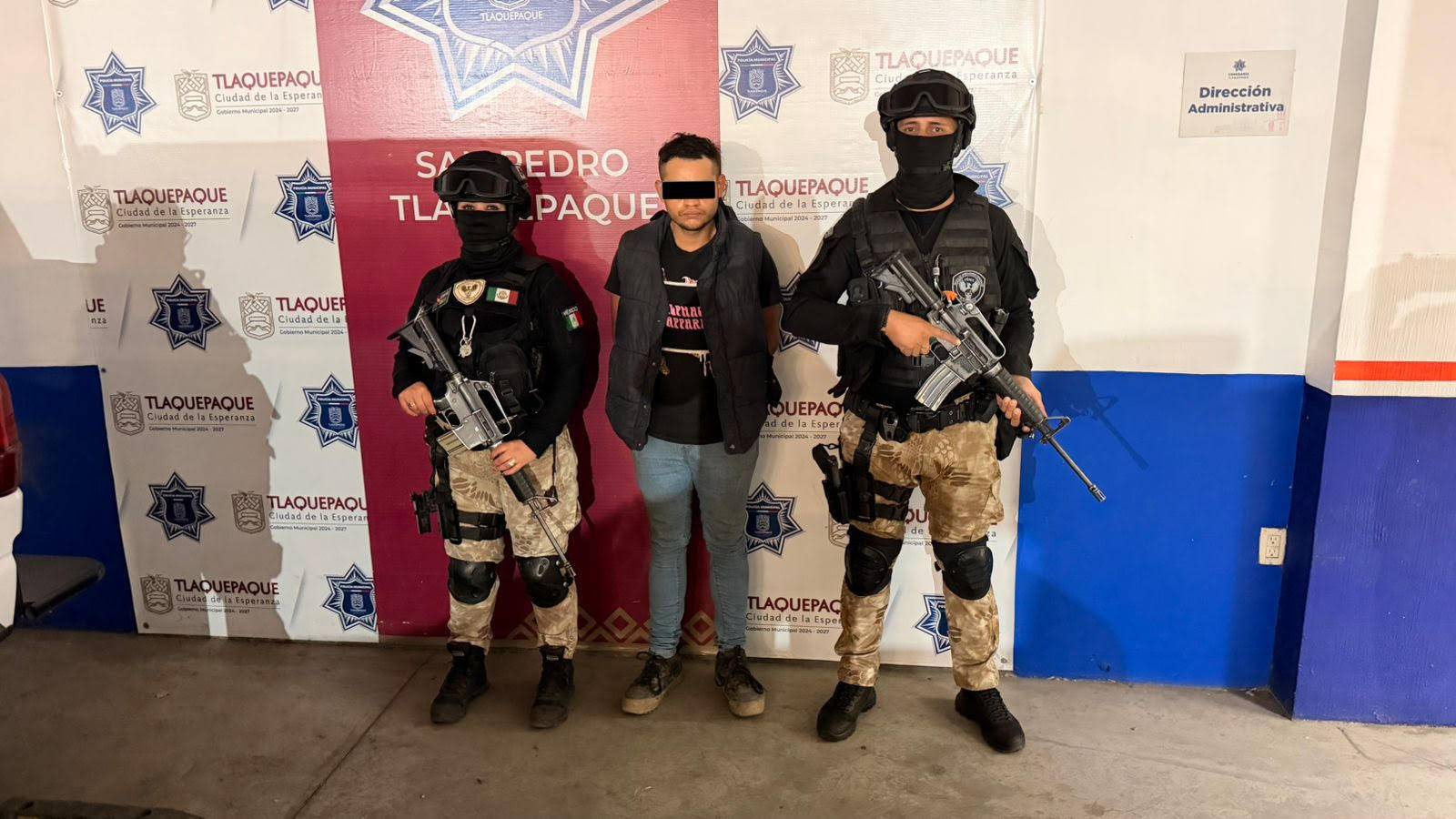 Detienen a asaltante de tiendas de autoservicio