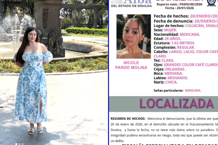 Localizan con vida a influencer ‘La Nicholette’ tras secuestro en Culiacán