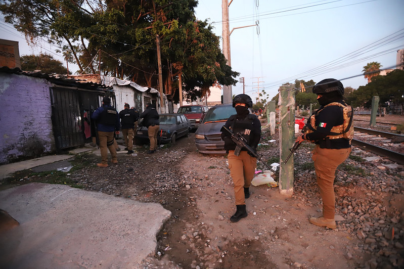 Operativo en Pueblo Quieto deja al menos siete detenidos