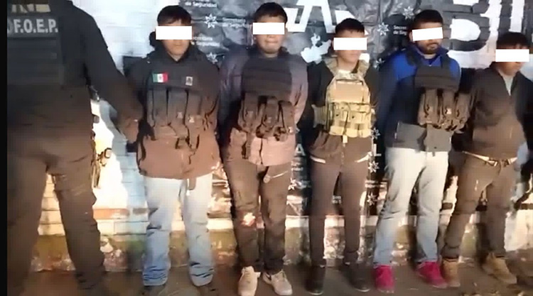 Capturan a célula delictiva en La Chona