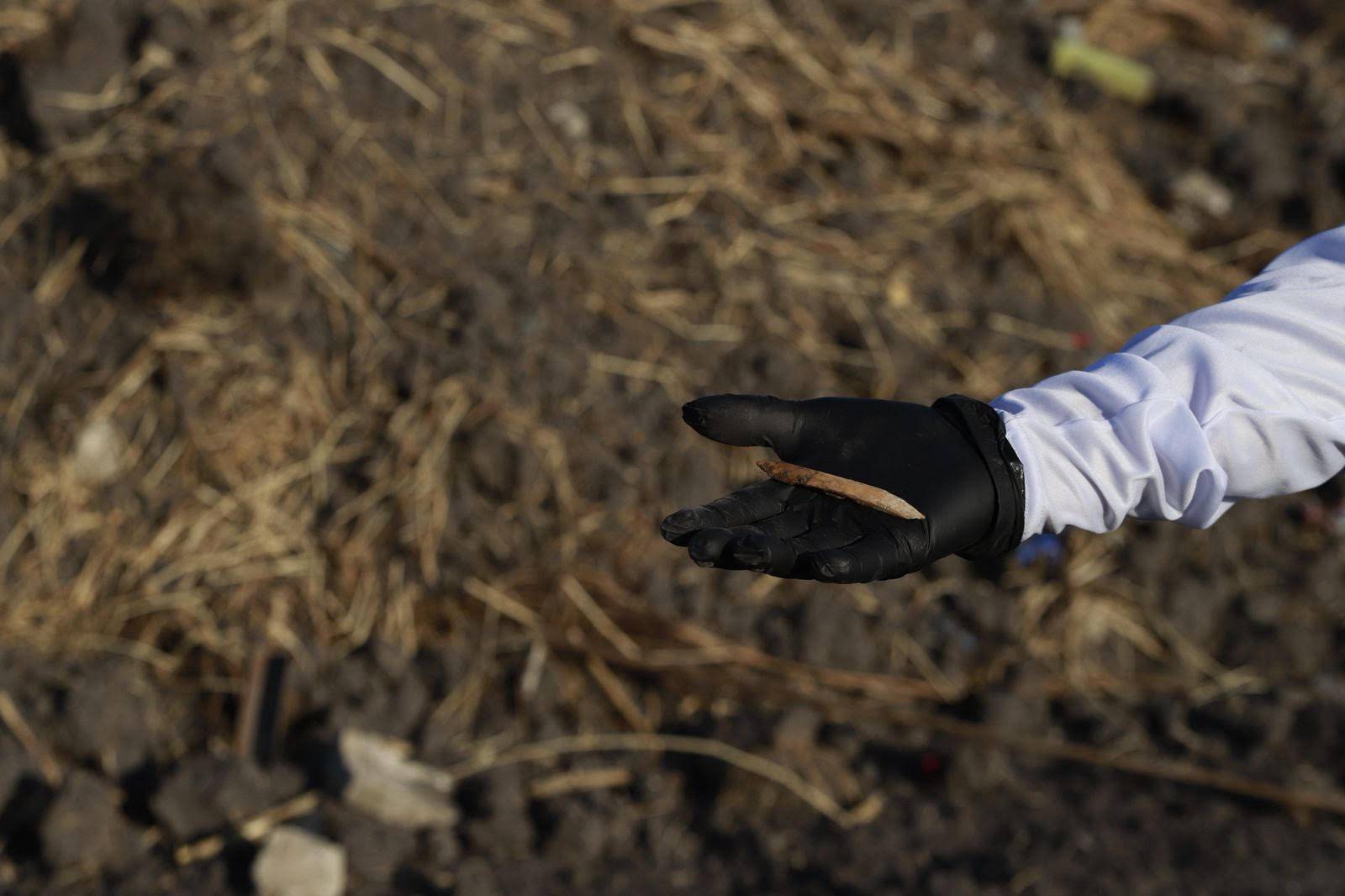 Localizan restos óseos en predio usado como tiradero